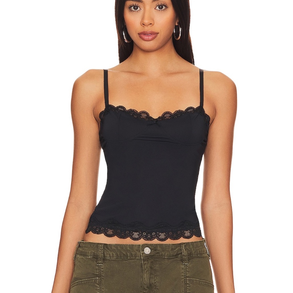 Lioness Modal Cami in Onyx